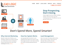 Tablet Screenshot of leadlogic.ca